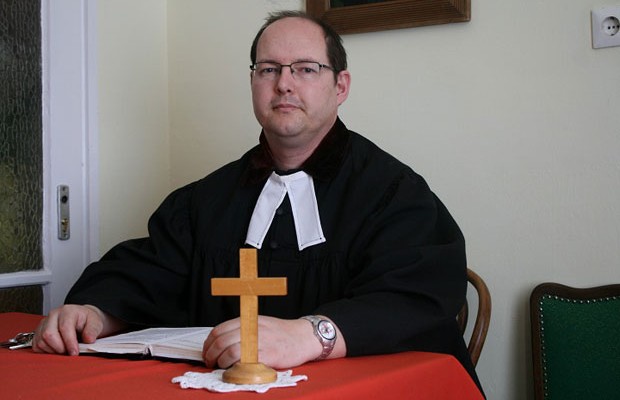 Kollár Zsolt, a szarvasi Újtemplomi Evangélikus Egyházközség lelkésze