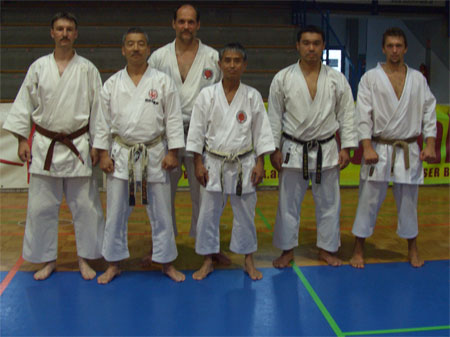 Lizon János és Skorka Tibor a sikeres danvizsga után