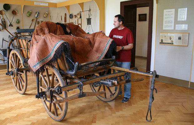 Parasztkocsi a Tessedik Sámuel Múzeumban