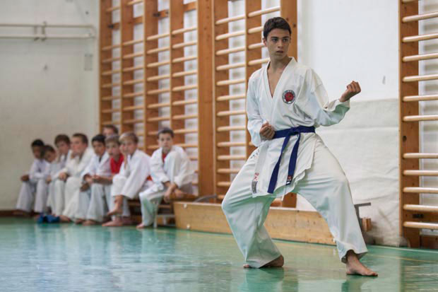 Borzi Balázs vizsgázik