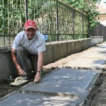 Járdajavítás Csabacsűdön