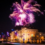 Tűzijáték az Árpád felett