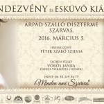 V. Rendezvény és Esküvő Kiállítás Péter Szabó Szilviával és Vörös Jankával
