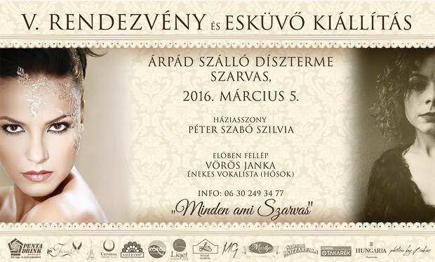 V. Rendezvény és Esküvő Kiállítás Péter Szabó Szilviával és Vörös Jankával