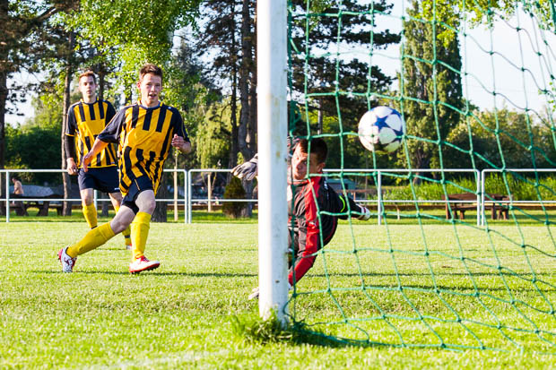 Dernovics Tamás első gólja