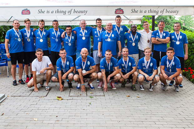 A Szarvasi FC ezüstérmes csapata