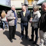 Földesi Zoltán (balról) és Csanádi László (mellette)