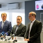 Dankó Béla, dr. Takács Árpád és Hodálik Pál