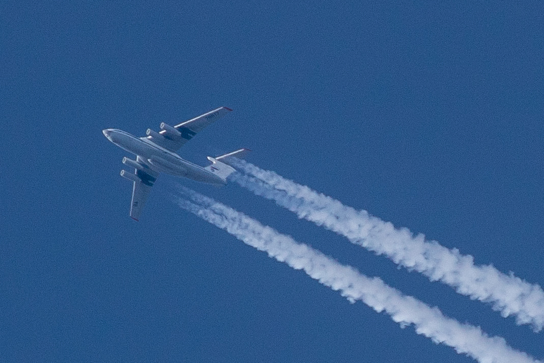 Il-76-os Szarvas felett (Fotó: Keller Dávid)