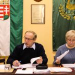 Molnár József polgármester és Kasikné Csík Zsuzsanna jegyző