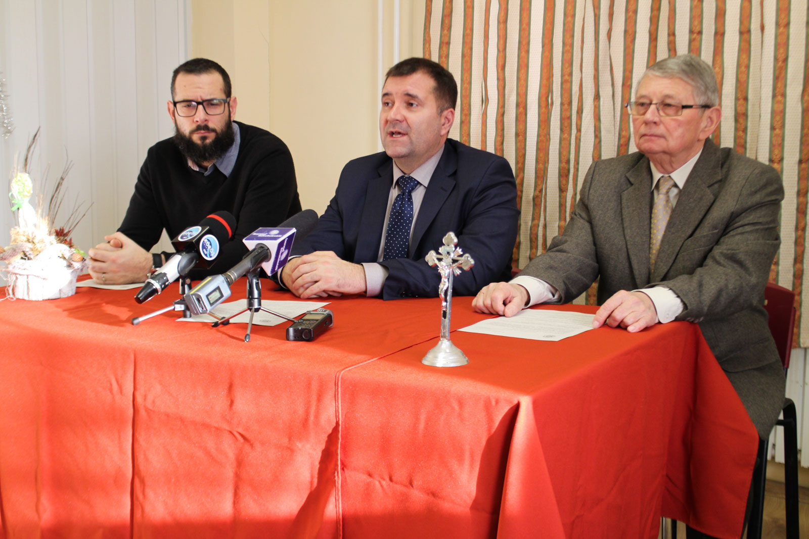 Galó Tamás, Lázár Zsolt és dr. Cinkóczky Mihály (Fotó: Hegedűs Éva)