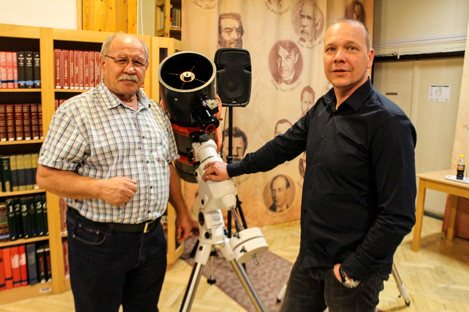 Dr. Dezső István és Bagi László (Fotó: Hegedűs Éva)