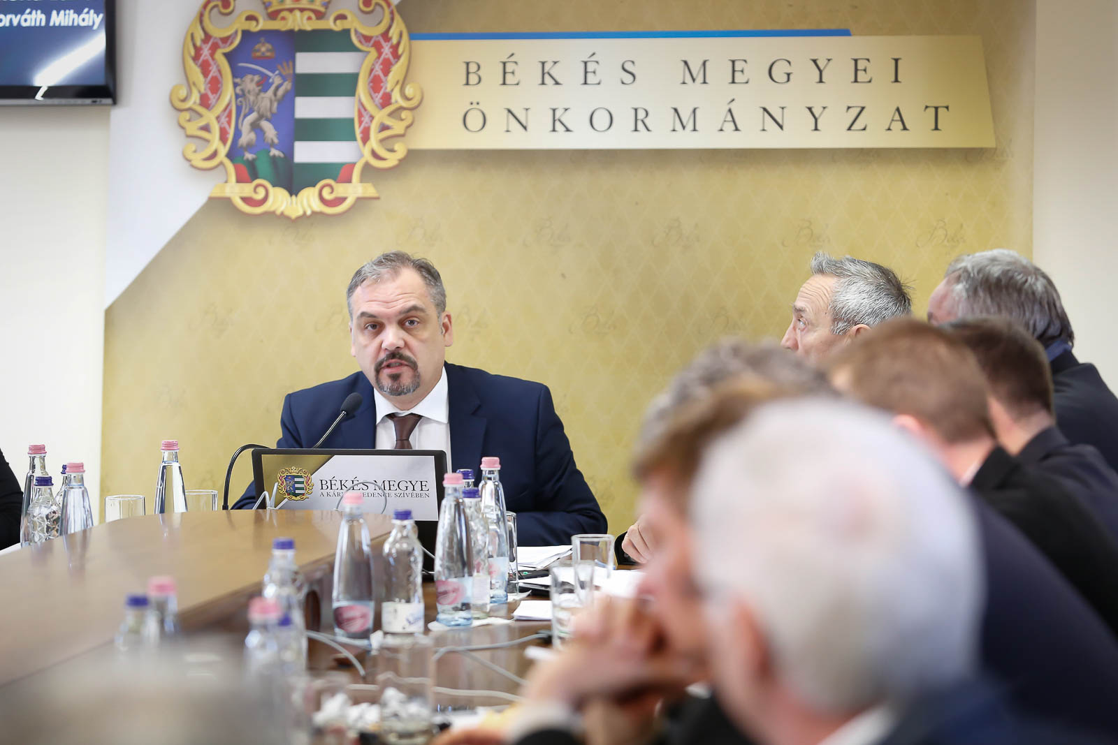 Zalai Mihály, a Békés Megyei Önkormányzat Közgyűlésének elnöke (Fotó: Zentai Péter)