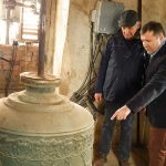 Kepenyes György egyházgondnok és Lázár Zsolt esperes