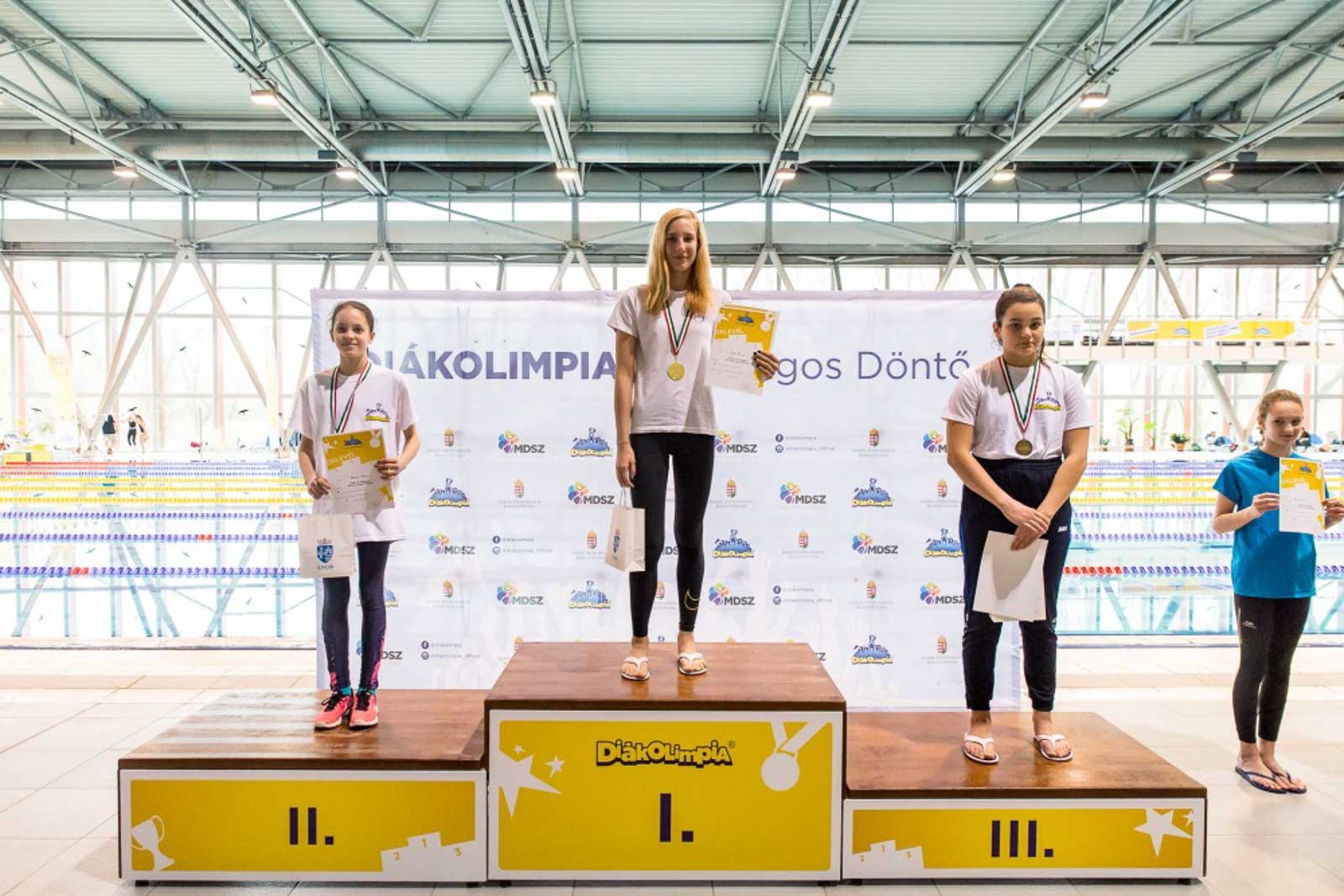 Bozán Hanna a dobogó második fokán