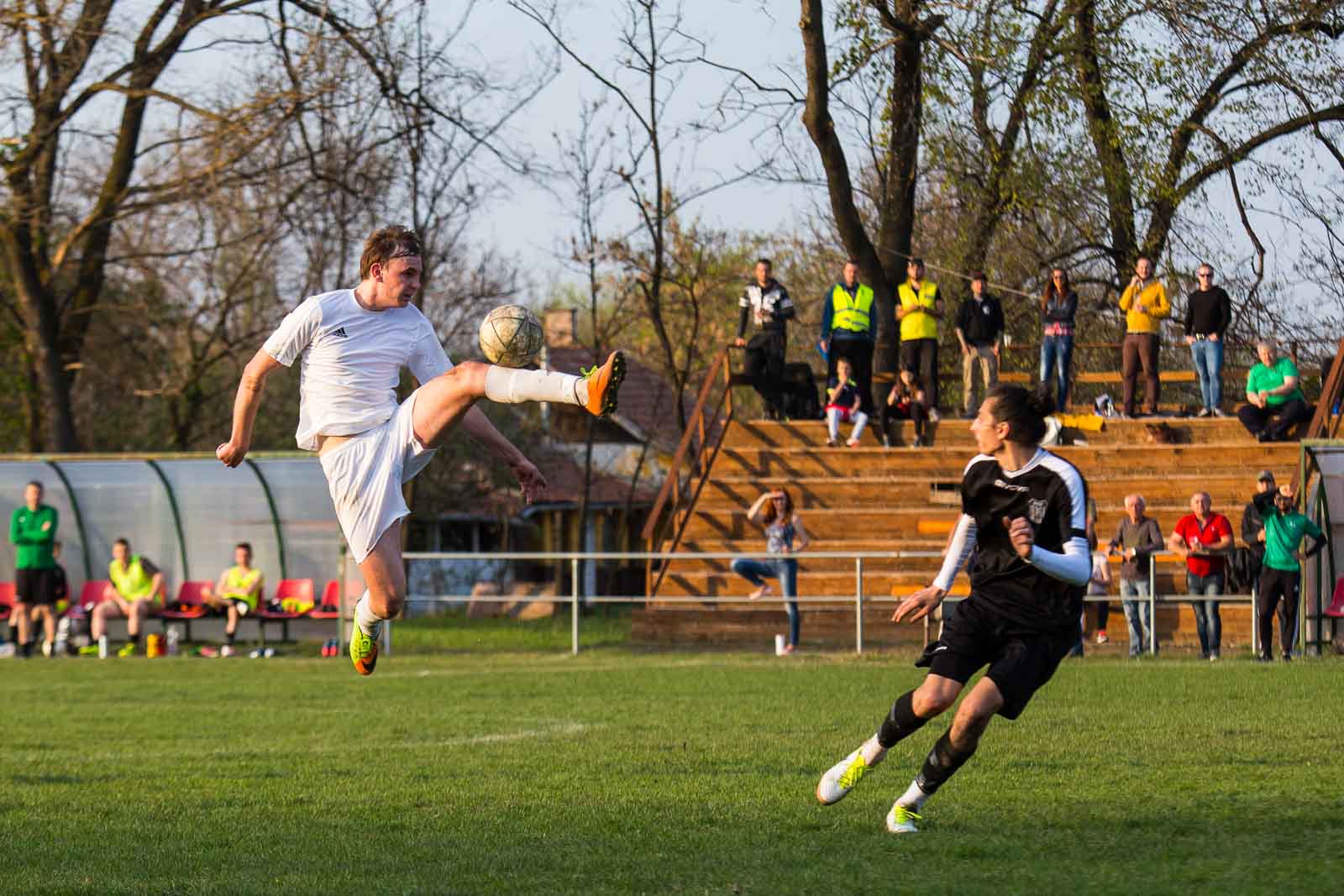 Pecznik Péter (fehérben) (Fotó: Babák Zoltán)