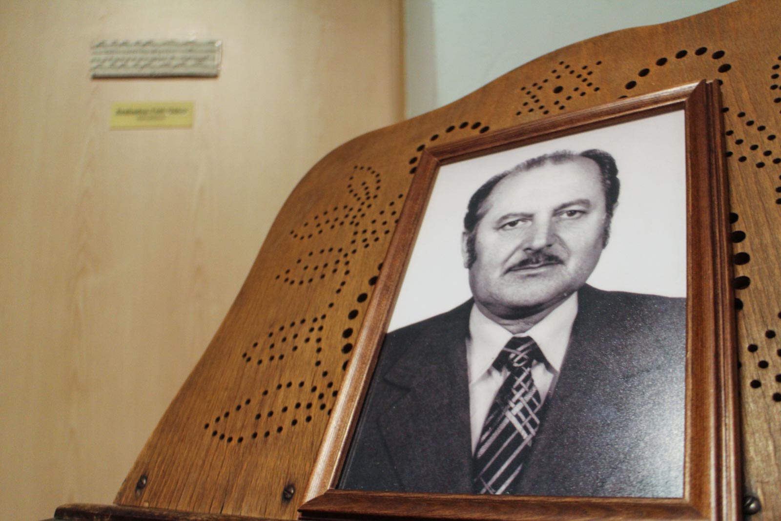 Kozák Lajos portréja (Fotó: Hegedűs Éva)