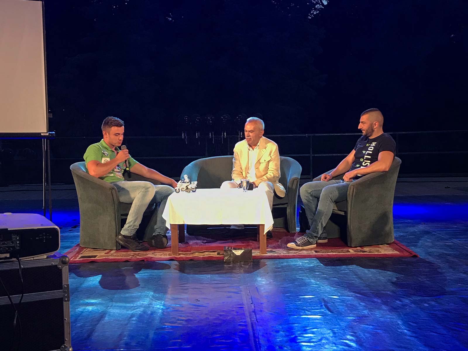 Podani Milán, Szenes János és Dancsó Tibor (Fotó: Szabó Emőke)