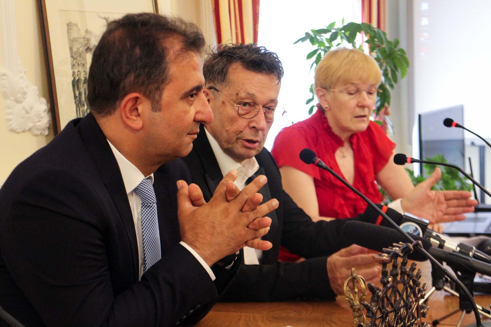 Ismail Yagbat és Babák Mihály (Fotó: Hegedűs Éva)