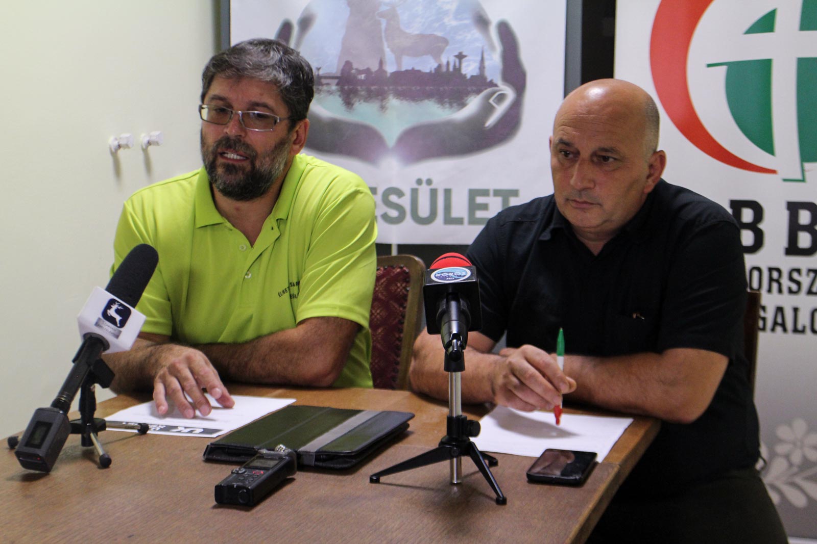 Regős Mátyás és Pálinkás Tamás (Fotó: Hegedűs Éva)