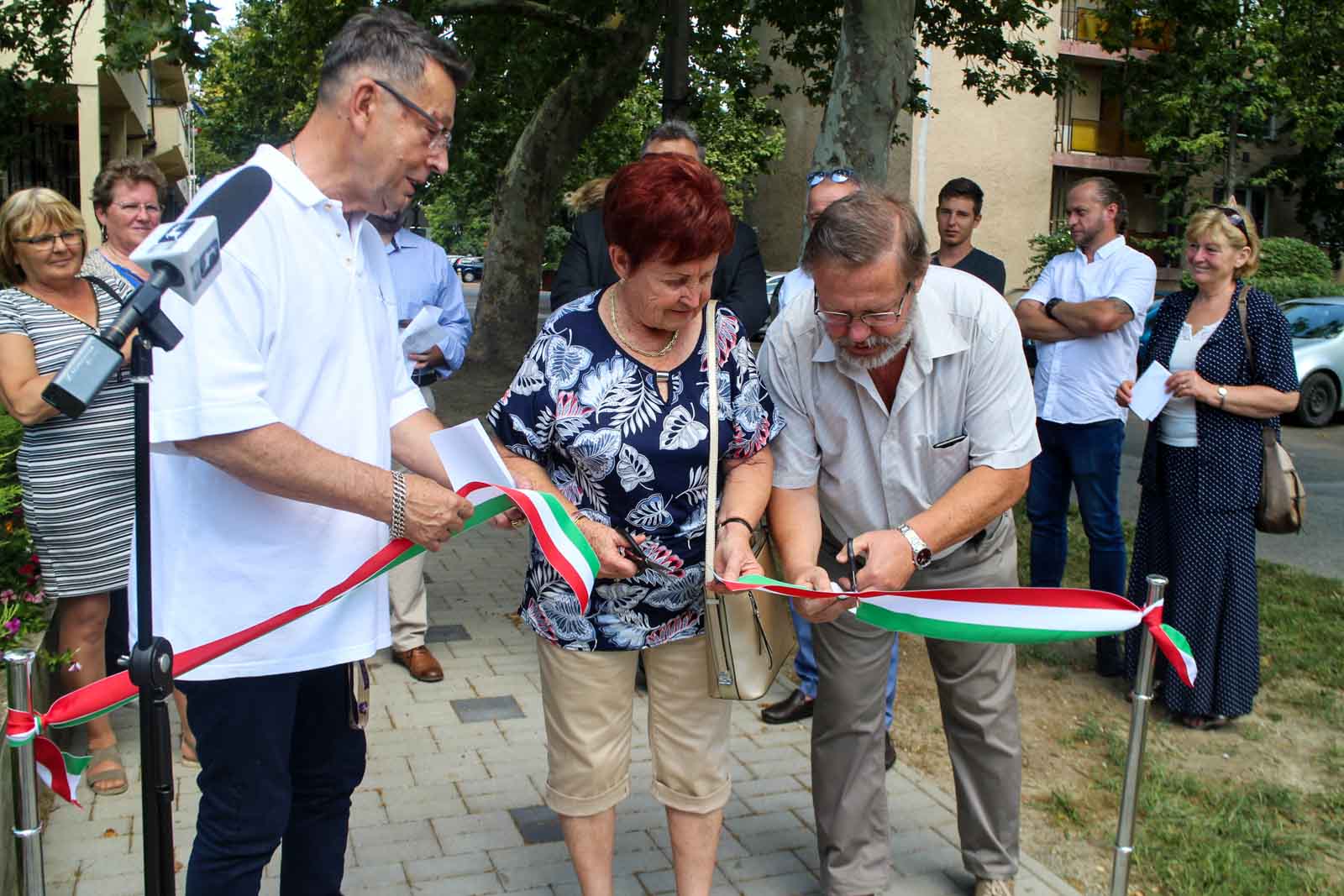 Babák Mihály, Tóth Béláné és Dobruczky Zsolt (Fotó: Hegedűs Éva)