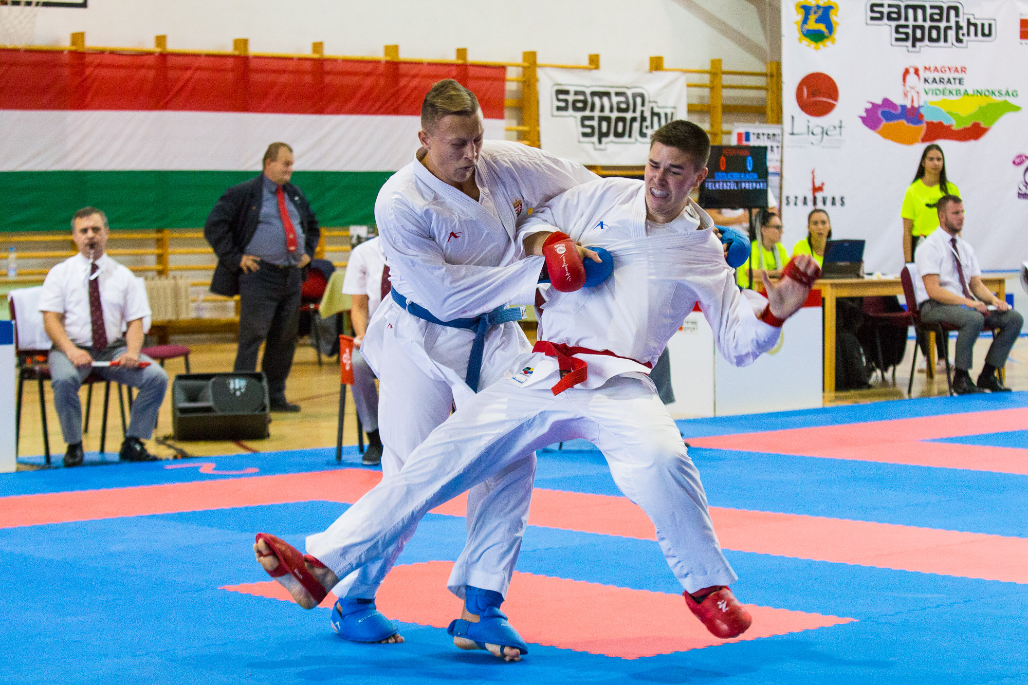 Frankó Dániel (kék) (Fotó: Babák Zoltán)