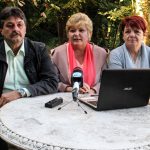 Bencsik Mihály, Pártai Lucia és Deák Márta (Fotó: Hegedűs Éva)