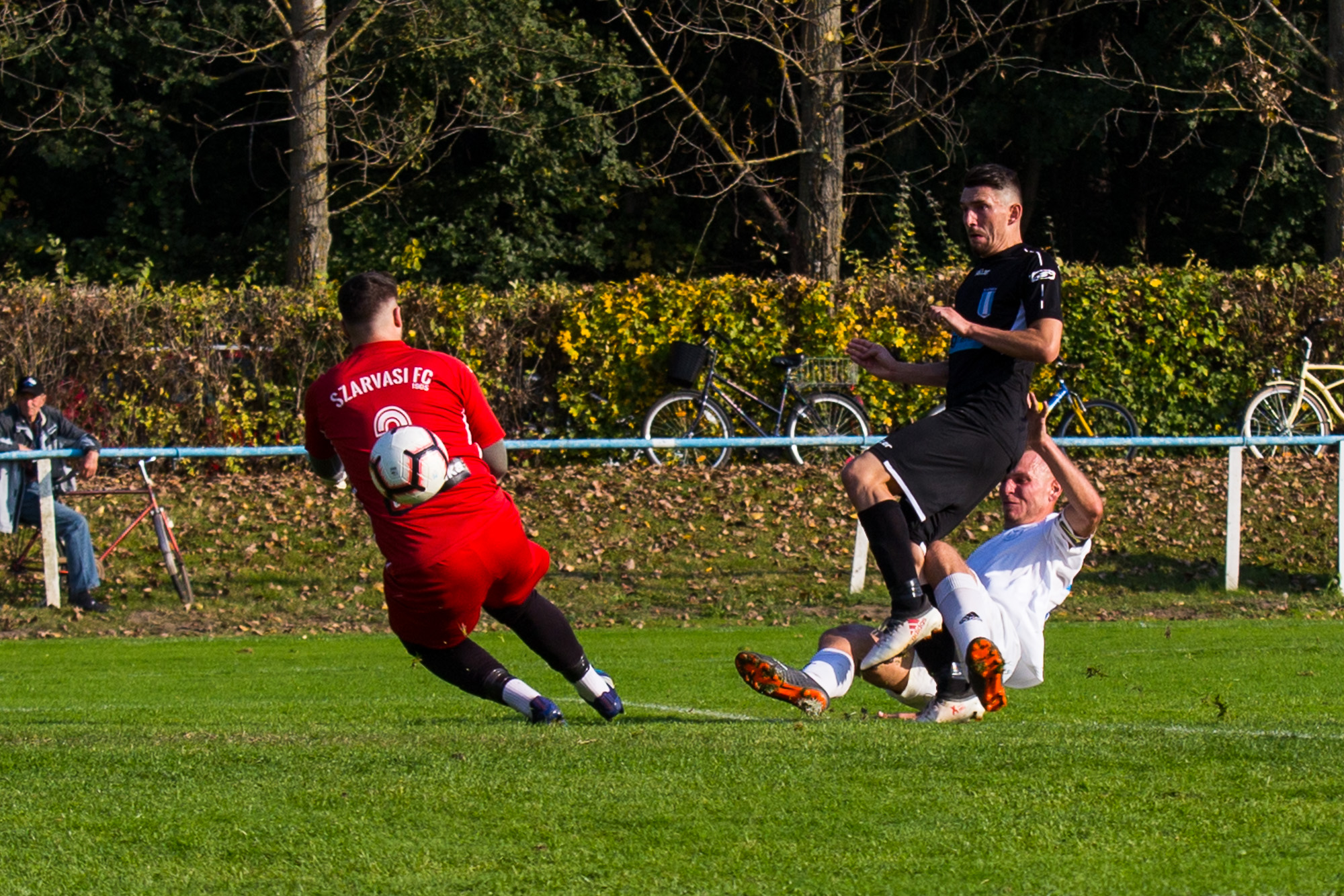 Farkas János gólja (Fotó: Babák Zoltán)