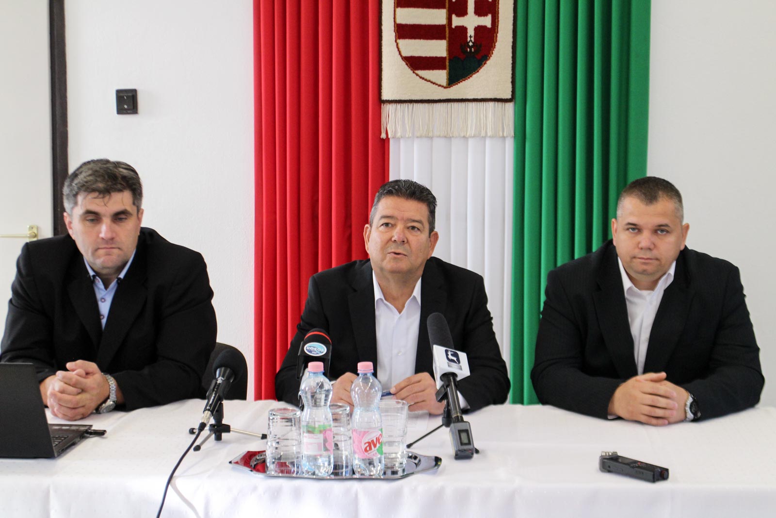 Dr. Babák Zoltán, Hamza Zoltán és Farkas Péter (Fotó: Hegedűs Éva)