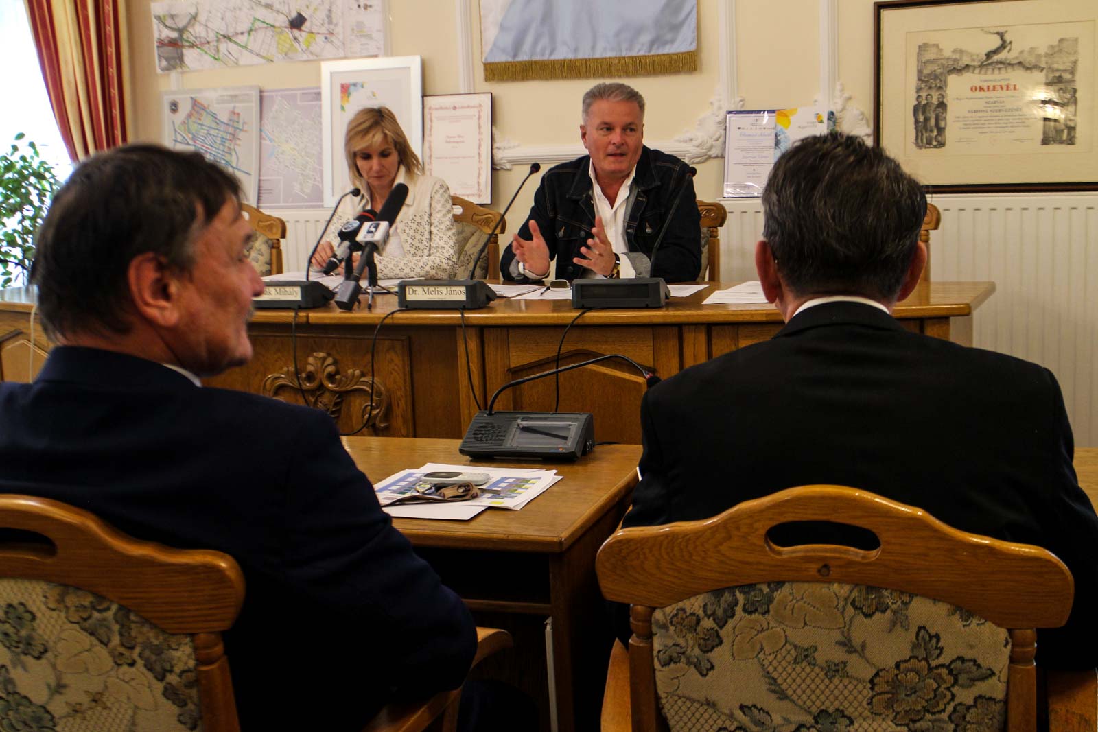 Horváthné dr. Kepenyes Edit és dr. Melis János (Fotó: Hegedűs Éva)