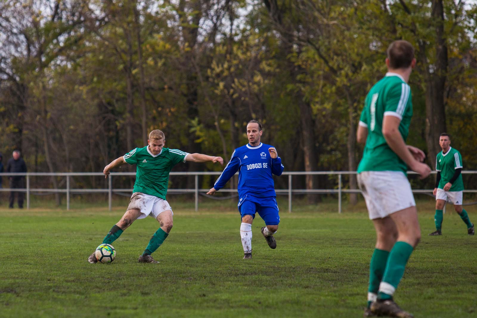 Sándor János gólt érő lövése (Fotó: Babák Zoltán)