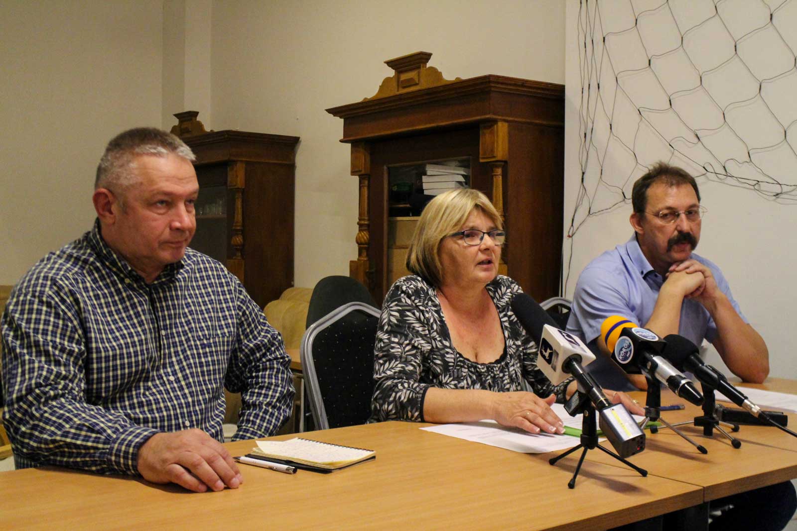 Csanádi László, Gombár Györgyné és Kovács Mátyás (Fotó: Hegedűs Éva)