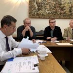 Babák Mihály polgármester, Csasztvan András, Boross Bence és Szenes János (Fotó: Babák Zoltán)