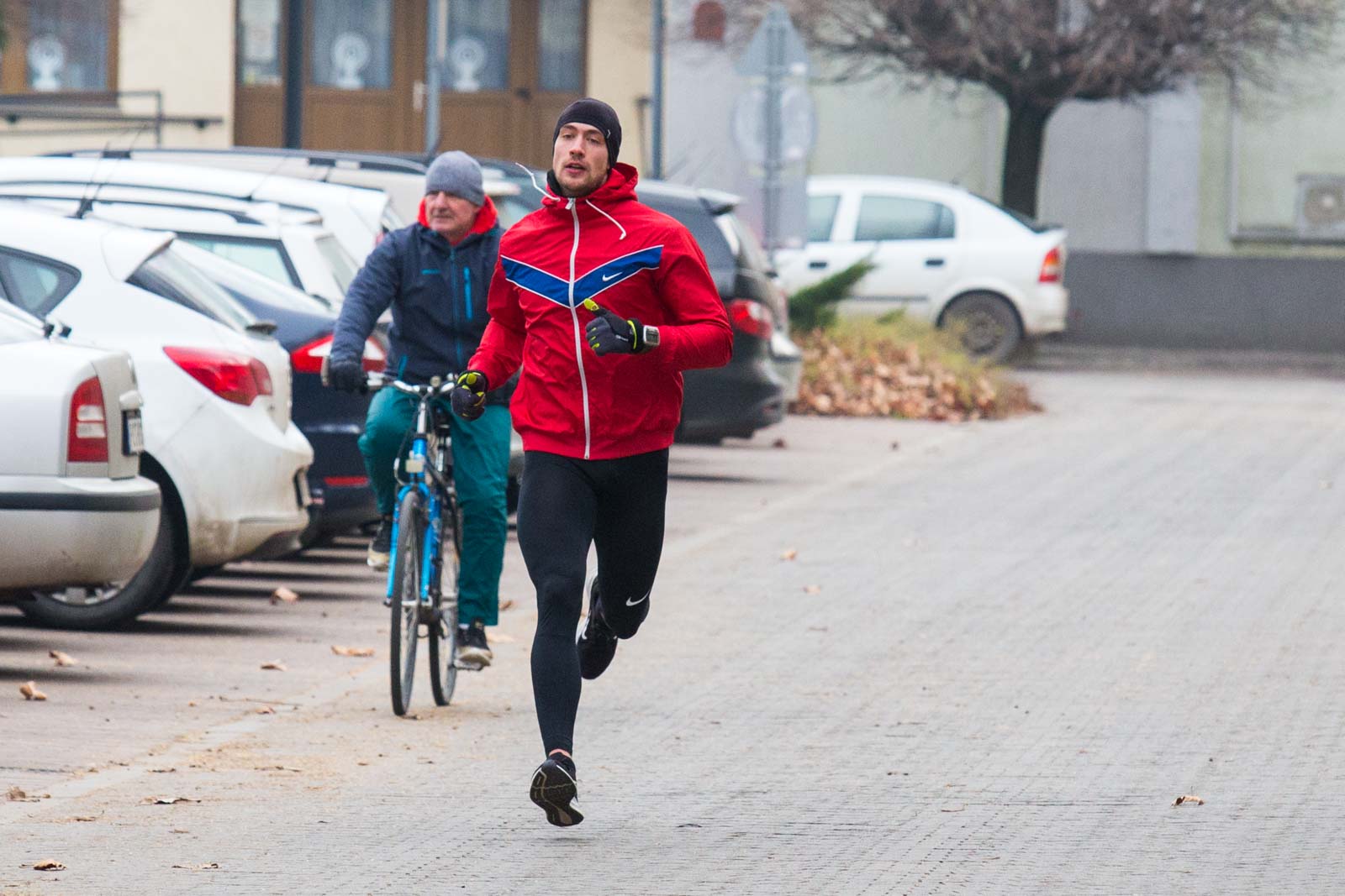 Bogár Gábor zsinórban hetedszer nyeri meg a szilveszteri futást (Fotó: Babák Zoltán)