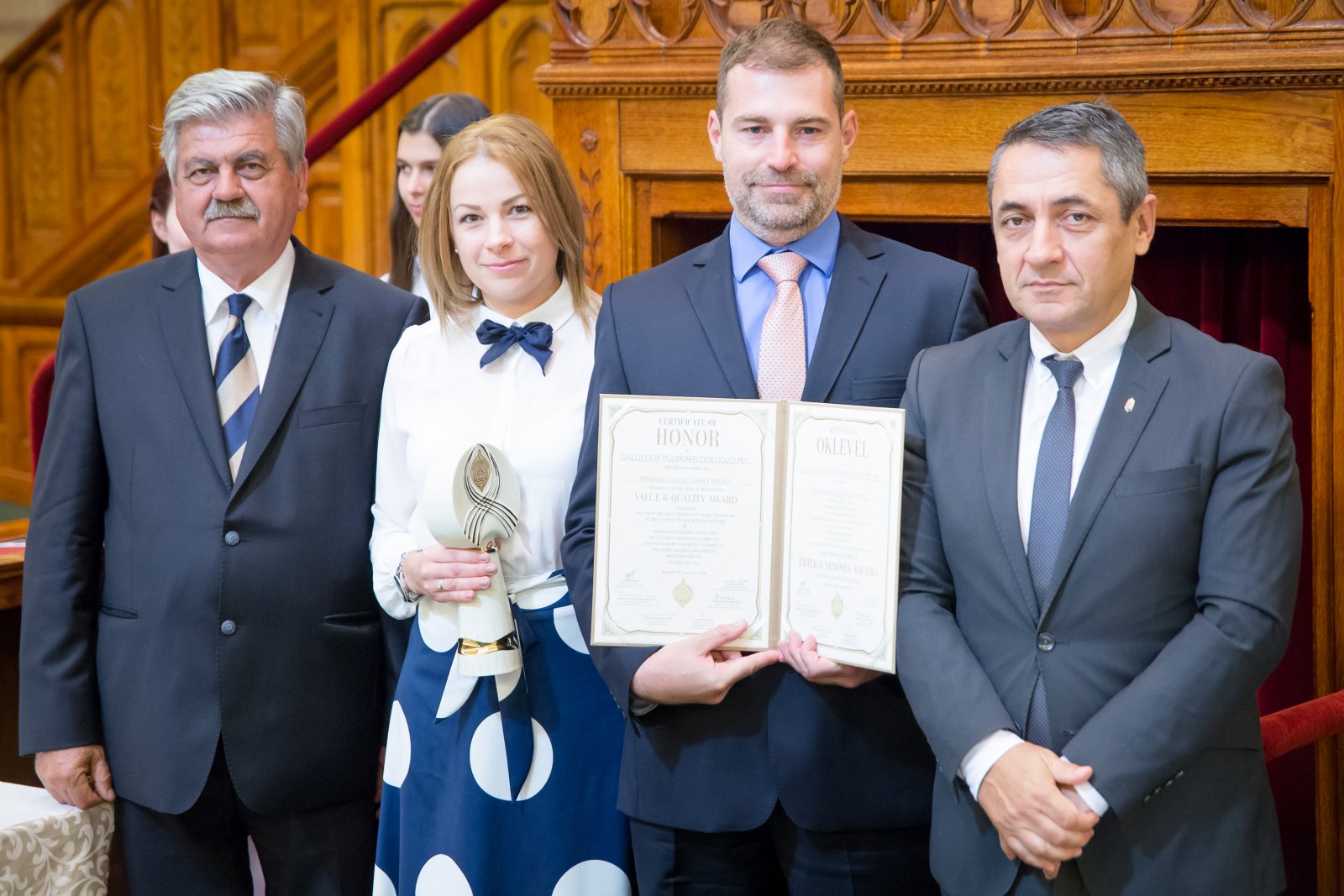 Farkas Sándor, Czesznak Ilona, Garai András és Potápi Árpád (Fotó: emin.hu)