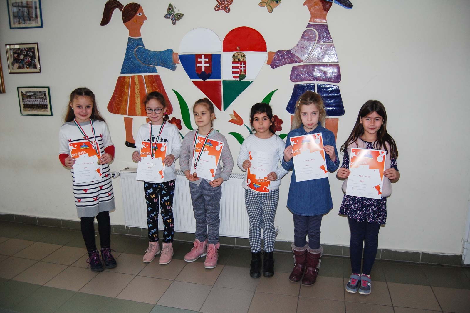 Az 1. korcsoportos lányok