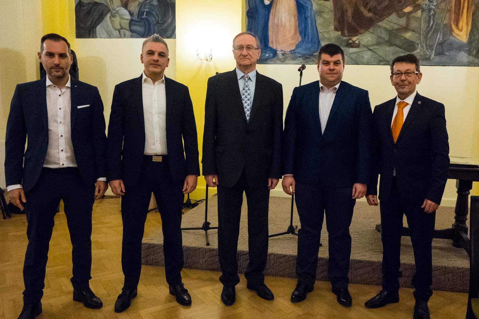 Szín Bence, Szín Csaba, Erdélyi István, Szvoreny Tamás és Babák Mihály (Fotó: Babák Zoltán)