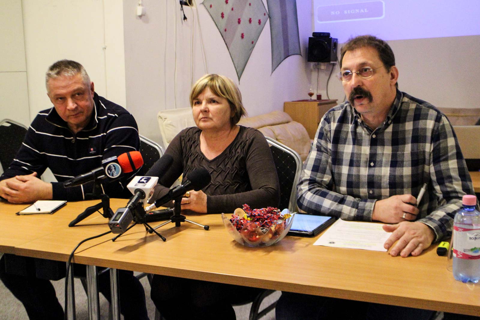 Csanádi László, Gombár Györgyné és Kovács Mátyás (Fotó: Hegedűs Éva)