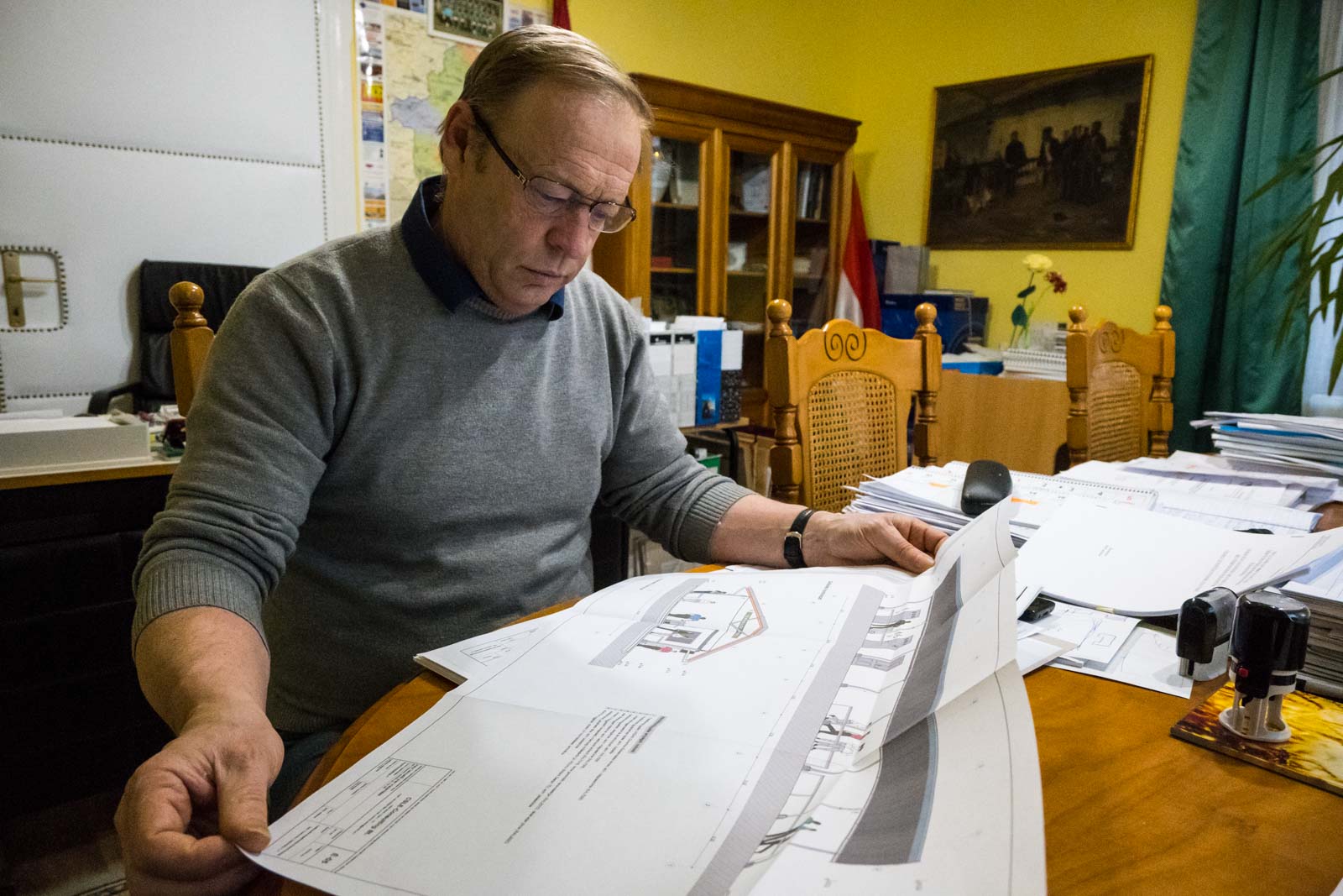 Molnár József polgármester (Fotó: Babák Zoltán)