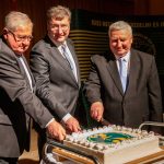 Hódsági Tamás, dr. Parragh László és dr. Orosz Tivadar (Fotó: Rosta Tibor)