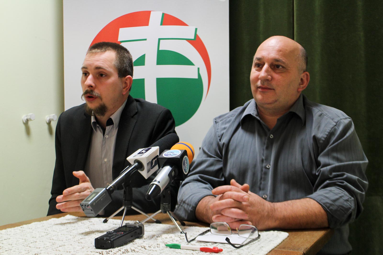 Samut Tamás Gergő és Pálinkás Tamás (Fotó: Hegedűs Éva)