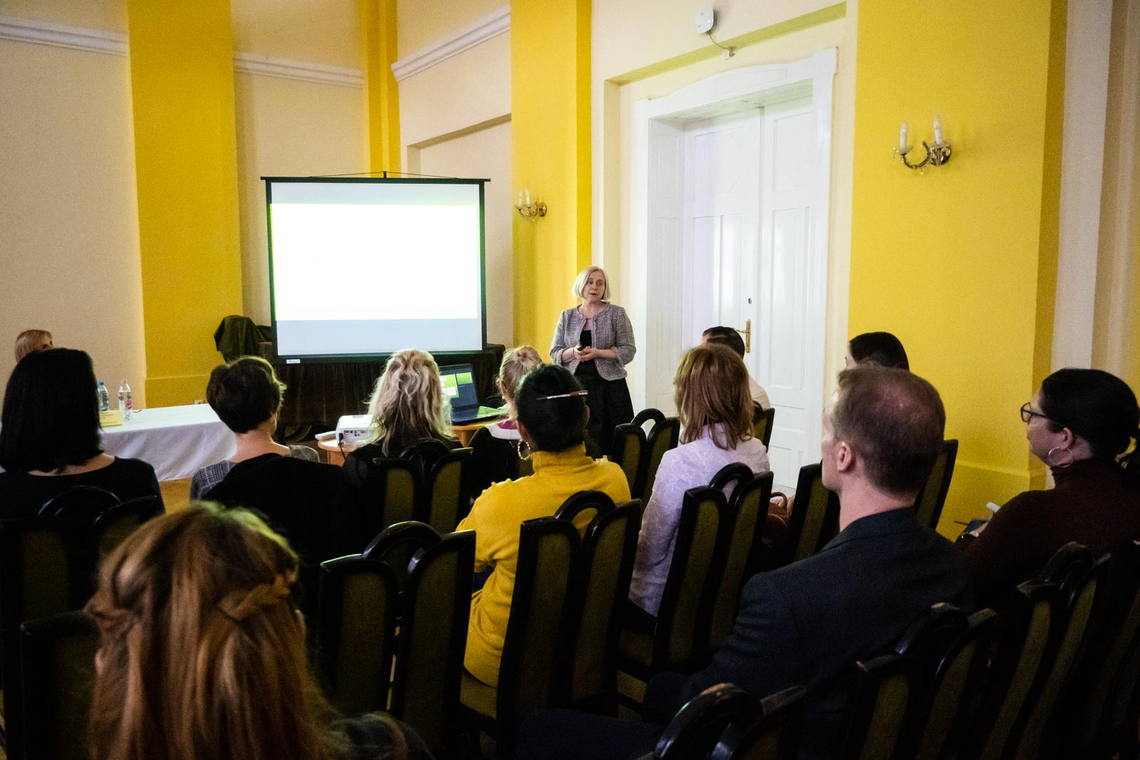 Tóth Tamásné, a Szarvasi Család-és Gyermekjóléti Központ vezetője (Fotó: Babák Zoltán)