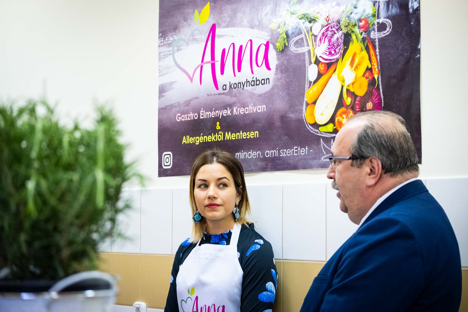Szigeti Anna és Prohászka Béla a konyhában (Fotó: Babák Zoltán)