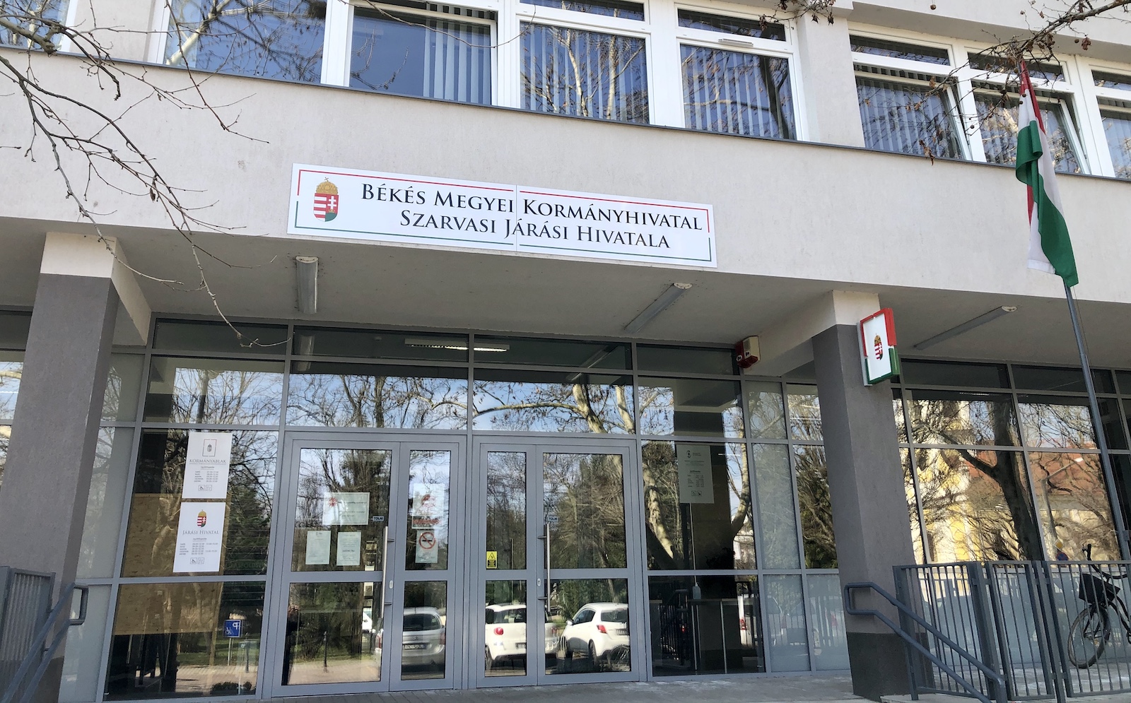 A Békés Megyei Kormányhivatal Szarvasi Járási Hivatala (Fotó: Babák Zoltán)