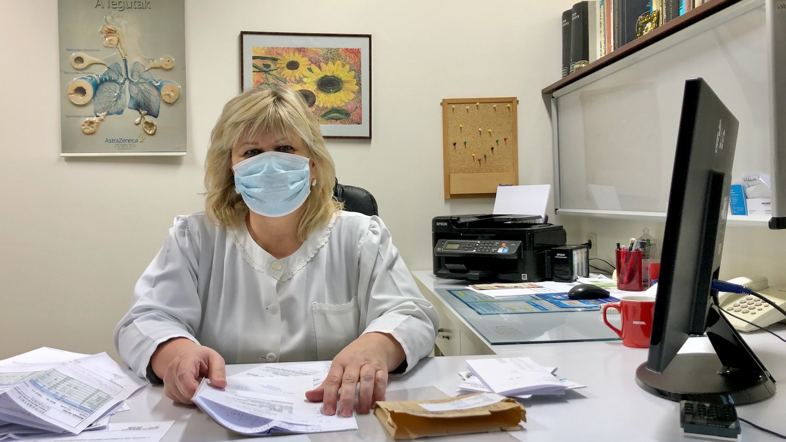 Dr. Jedlinszki Mária tüdőgyógyász szakorvos (Fotó: Babák Zoltán)