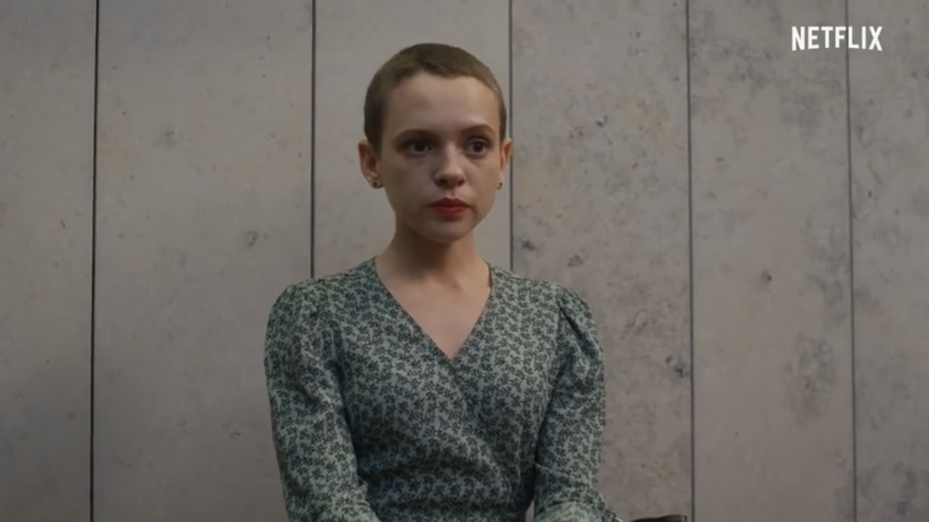 Esther Saphiro (Shira Haas) az Unorthodox című sorozatban (Fotó: Netflix)