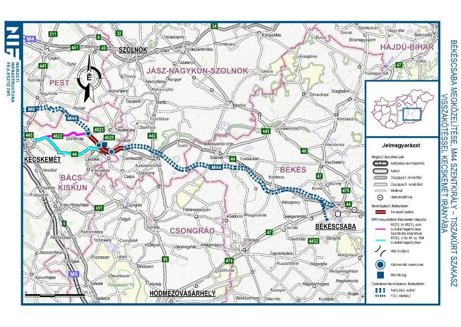 M44 térkép (Forrás: NIF)