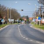 Üres szentandrási főutca (Fotó: Babák Zoltán)