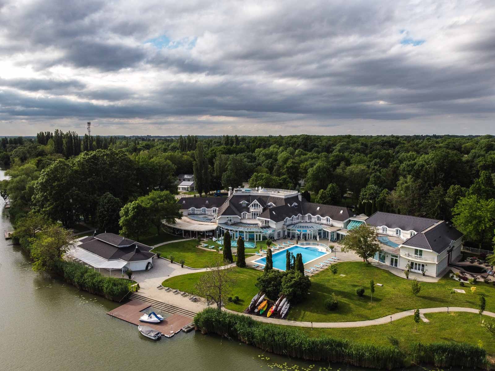 A Liget Wellness és Konferencia Hotel tegnap (Fotó: Babák Zoltán)