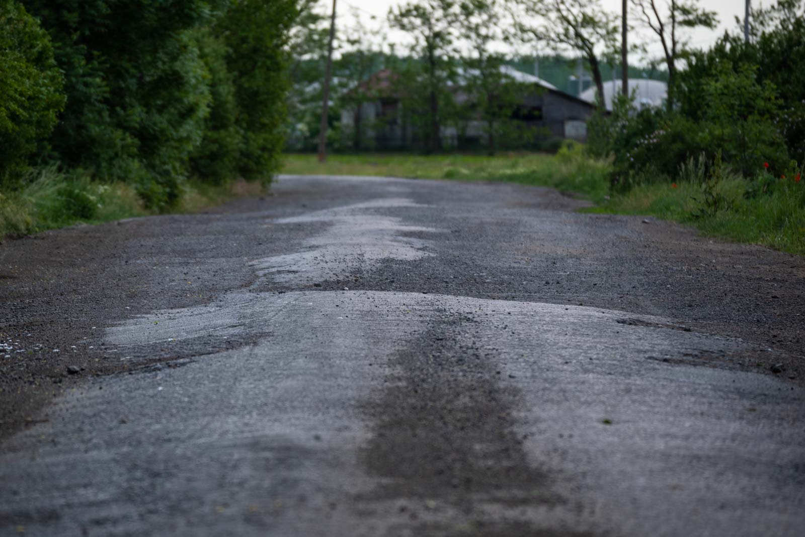 A felújítás előtt álló Berényi út (Fotó: Babák Zoltán)